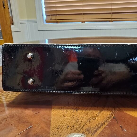 Original Glenda Gies Pink Rose Handbag Purse with Square Latch - Picture 5 of 15